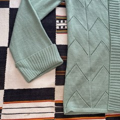 Vintage Ardee Open Knit Cardigan Sweater. Medium. Bell Cuffs. Acrylic. Boho.
