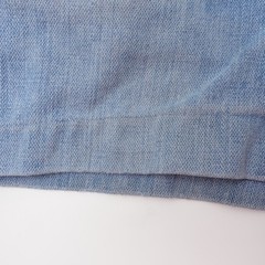 Vintage 70s Wrangler No Fault Denim Jean Shorts Made in USA Size 30 4″ Inseam