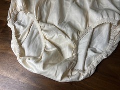 Vtg 90’s Leggs ALL Tricot Nylon Gusset Hi-Cut Panties Sz 5 S Second Skin Satin