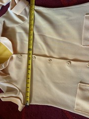 Beautiful Vintage Queen Casuals Yellow Pinstriped Women’s Suit S/M