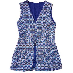 True Vintage Women’s Vest Small 7/8 Top Vest 1960s Frock Mod Japan Burlap Knit