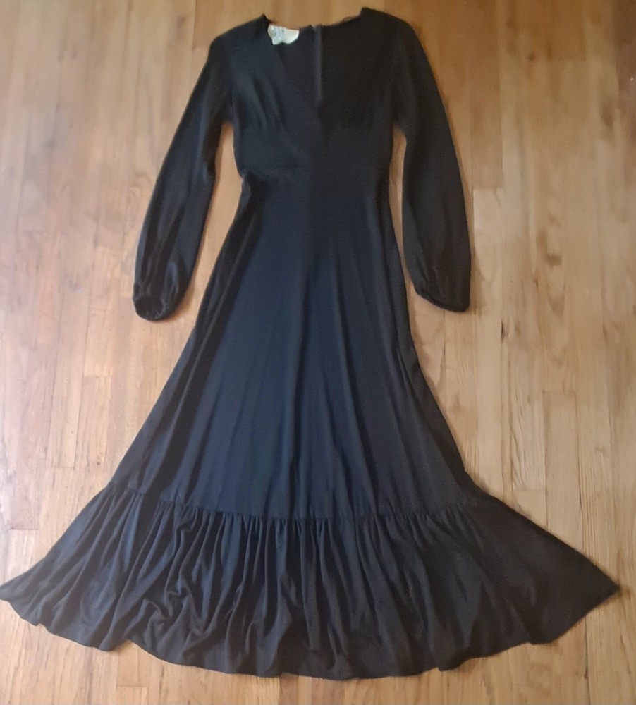 Vtg 60s Rare Leonard Joseph/Forward Look- Bonwit Teller Party/Gala Maxi Dress 9