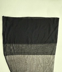 Vintage Outsized Seamed Flat Knit Stockings 32 Inches Long 81/2 Inch Wide Welt