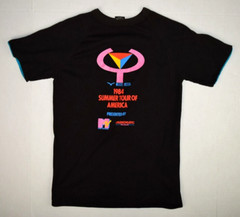 VTG Raglan T-Shirt Yes Summer Tour Single Stitch Size XS/S 80s MTV Mackler 1984