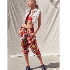 Vintage Jams World ’90s Salsa Print Parachute Pant size small