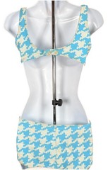 Vintage Sears Swimsuit 50s/60s Light Blue Small-Medium. Great Condition. Rare!