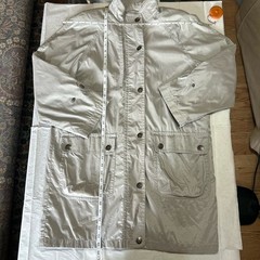 Vintage London Fog Light Grey Utility Windbreaker Rain Coat Size S