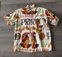 Vintage 1960’s/70’s PRIMO BEER Cotton Hawaiian Shirt Men’s M/L ? Flaw See Pics