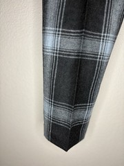 Vtg Mondi Glen Plaid Wool Pants 2 26 Waist High Rise Made in Germany Tartan 90s