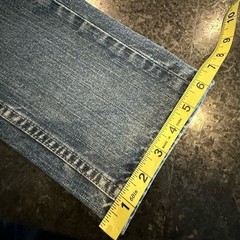 Levis 511 Skinny Blue Jeans Size 28×30 Distressed Red Tab Y2K Honeycomb 90s 200s