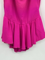 Vintage Rose Marie Reid Skirted Swimsuit Size 16 One Piece Hot Pink USA Made