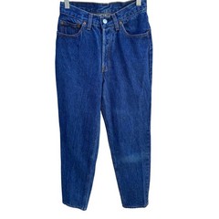 Levis 501 Vintage 90 Made USA High Waist Tapered Leg Blue Jeans Americana 25×27