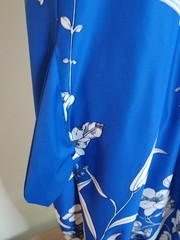 Vintage Montgomery Ward MuuMuu Housedress Gown Grannycore Polyester OS Tropical