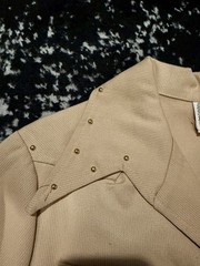 Deadstock Vintage 1970s H Bar C Studded Western 2 Piece Outfit Pant Suit Set Tan