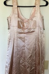 Custom 1960s Hostess Party Cocktail Gown Brocade W/Beaded Made By Chan