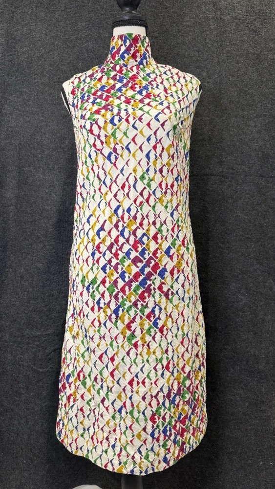 Rare 1960s Mod Rhinestone Boutique Dress By Sara Fredericks