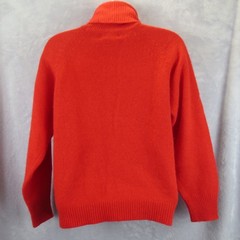 Vtg Reference Point Sz S Lambswool Angora Rabbit Hair Hong Kong Red Turtleneck