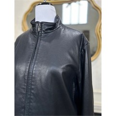 Eddie Bauer Leather Jacket size XXL Vintage Minimalist Gorpcore Indie Sleaze