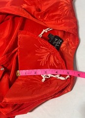 Billy Jack For Her 70/80s Vintage Dress Polyester Size 5/6 Red Orange