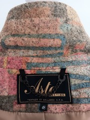 RARE VTG Streetwear Wool Jacket 80s 90s Aste Bellandi Music Avant-Garde