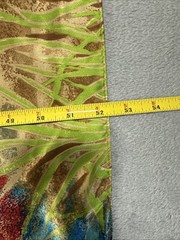 Vintage Winlar Women’s Seashells Print Batwing Caftan Multicolor One Size