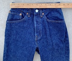 Vintage Levi’s Button Fly 501 Jeans Size 3 23 Inch Waist 30 Inch Inseam