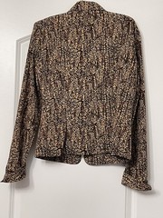 Vtg J. Stevens by Carol Escritor Zip Up Jacket Women’s Size 10 Abstract Print