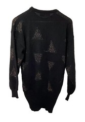 VTG Escada By Margaretha Ley Black Knit Long Sweater Women Size EU 36 /US Med