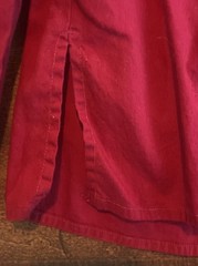 Vintage Touché Red Ruffle Blouse Romantic Cottagecore Prairie Victorian Medium