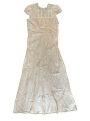The White House Vintage 1900s Slip Dress In Pink Women’s DEADSTOCK