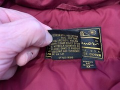 Vintage Eddie Bauer Premium Goose Down Puffer Vest Burgundy Red ~ Sz M