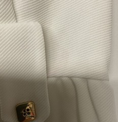 Vintage Women’s White Sleeveless Dress Large Belt Loops With Tie Juniors Size 7