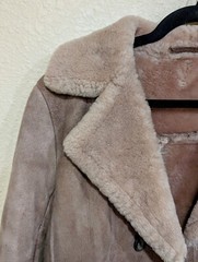 Vintage Women’s Authentic Sheepskin Shearling Coat ~ Size 12 * Runs Small