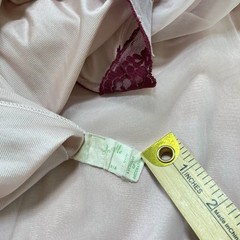 VTG 60’s Janelle Of California Pink Sheer Baby Doll Night Gown W/matching Robe