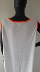 Vintage Avon Style 1X Terry Cloth Zip Front Housecoat Pool Cover-Up c. 1980s