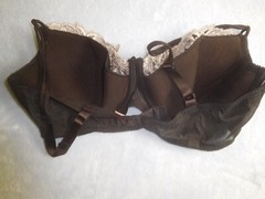 NWOT! Vintage Victoria’s Secret Black White Floral Lace Lined Bra 38DD