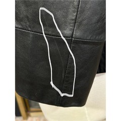 Eddie Bauer Leather Jacket size XXL Vintage Minimalist Gorpcore Indie Sleaze