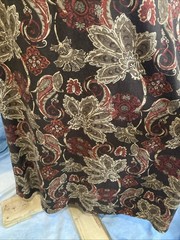 VTG 90s Y2K Croft & Barrow Paisley Midi Skirt Size 6 Rayon Whimsigoth Boho Fairy