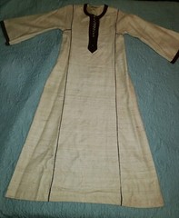 Vintage Kaftan 1960s 1970s Anita Pallenberg Nat~A~Raj 100% Natural Silk