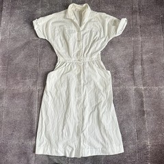 Women’s Vintage 60’s Barco of California White Short Sleeve Nurse Uniform Sz 14