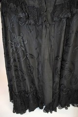 VICTORIAN FRENCH LADIES CAPES WITH PARIS LABEL, LOT OF 2