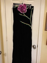 Vintage Victor Costa Size 8 Sequin Flower