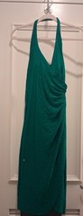 Vintage Lillie Rubin Green Sequin Cocktail Dress