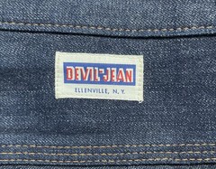 Vintage 1940s Woman’s Indigo Denim Jeans Deadstock Rosie Riviter
