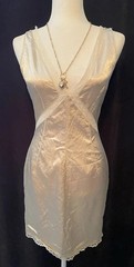 Vintage dolce Gabbana Lace Camisole Pale beige Babydoll made in Italy size s/m