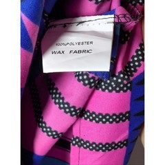 Vintage Geometric Assumetical 90s 80s Dress. Small. Pink Blue, Tribal, Retro USA