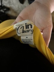 Vintage Y2K Yellow Incharge Dress Size M