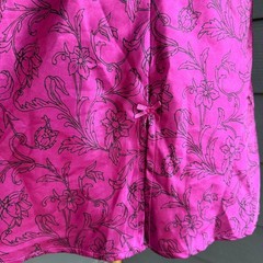 Apt 9 Intimates XL Magenta Satin Floral Chemise Slip Dress Coquette Lingerie