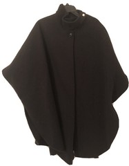 VINTAGE, MARCIA LYONS BY MALDEN: Women’s ONE SIZE, Black Fleece, Poncho
