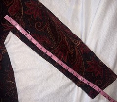 VTG Counterparts Paisley Velour Whimsical Fairy Zip Up Women’s Jacket Size 14